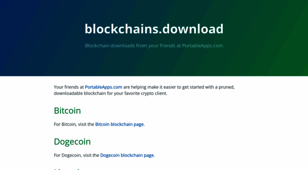 blockchains.download
