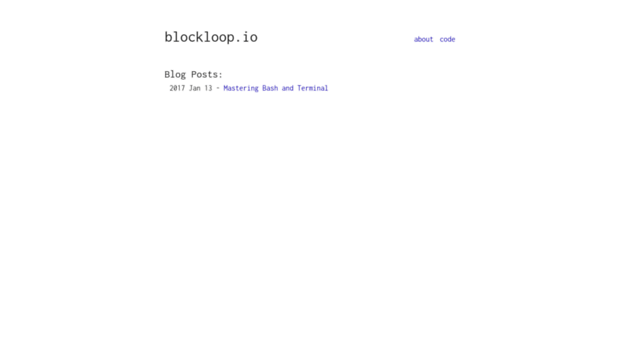 blockloop.io