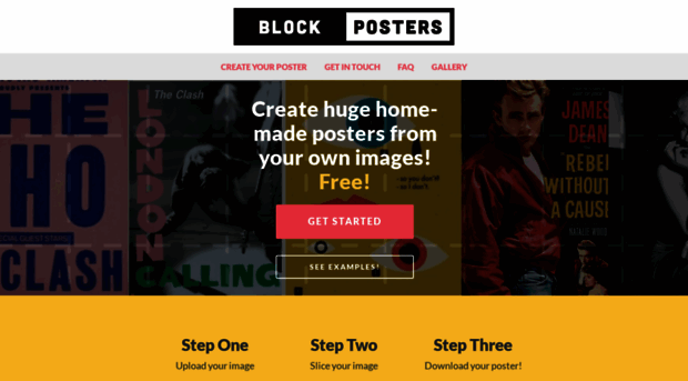 How to create a poster with blockposters.com 