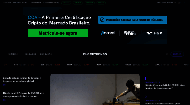 blocktrends.com.br - BlockTrends - Blockchain Notíc... - Block Trends