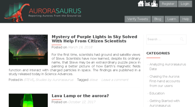 blog.aurorasaurus.org