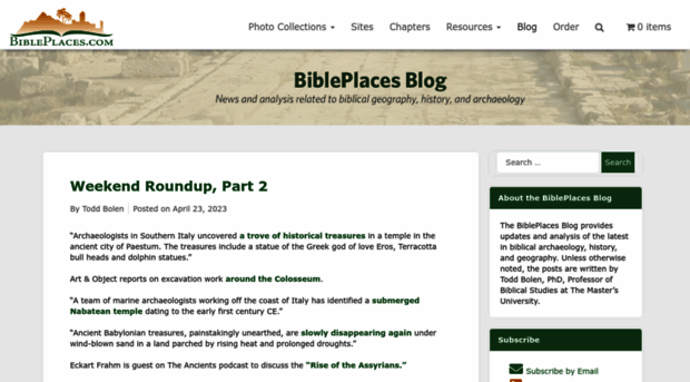 blog.bibleplaces.com