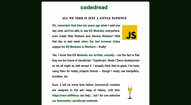 blog.codedread.com