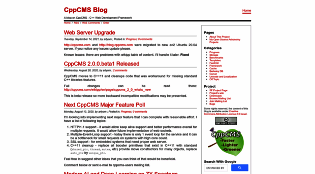 blog.cppcms.com