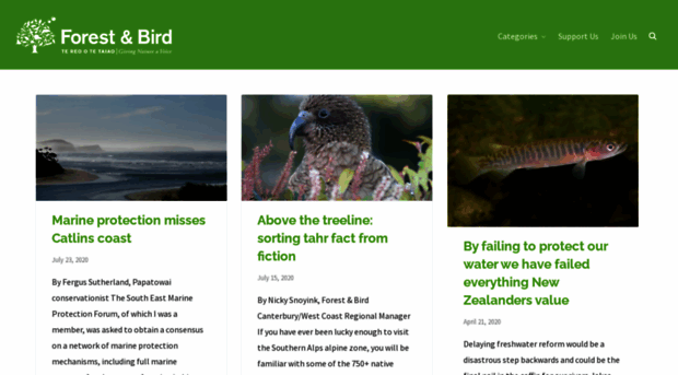 blog.forestandbird.org.nz