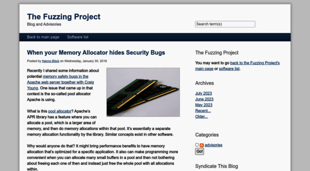 blog.fuzzing-project.org