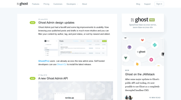 blog.ghost.org
