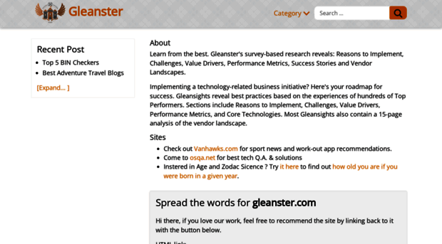 blog.gleanster.com