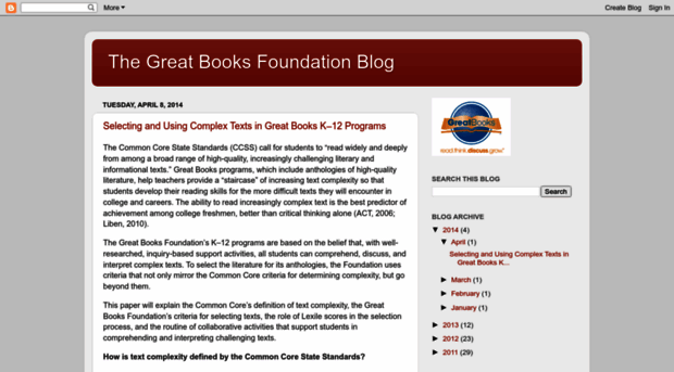 blog.greatbooks.org