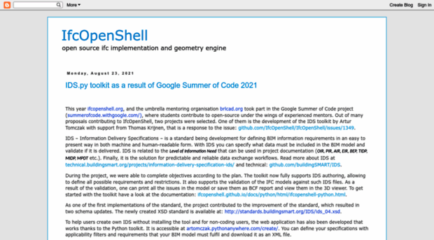 blog.ifcopenshell.org
