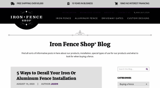 blog.ironfenceshop.com