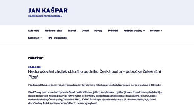blog.jankaspar.cz