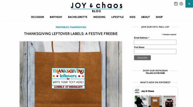 blog.joyandchaosshop.com