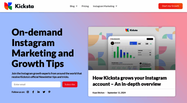 blog.kicksta.co