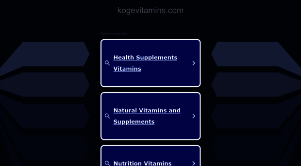 blog.kogevitamins.com