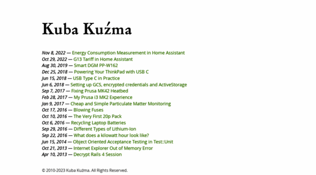 blog.kubakuzma.com