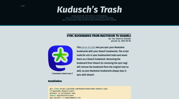 blog.kudusch.de
