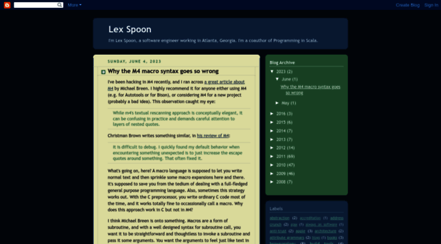 blog.lexspoon.org