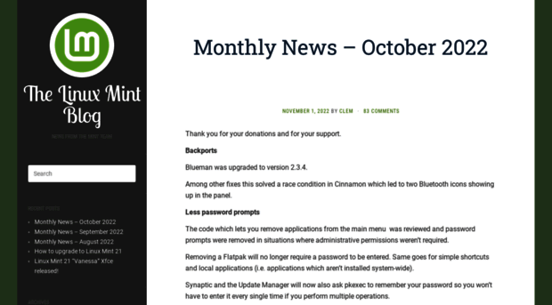 blog.linuxmint.com