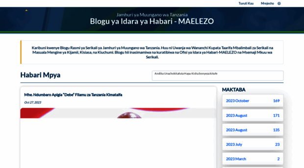 blog.maelezo.go.tz