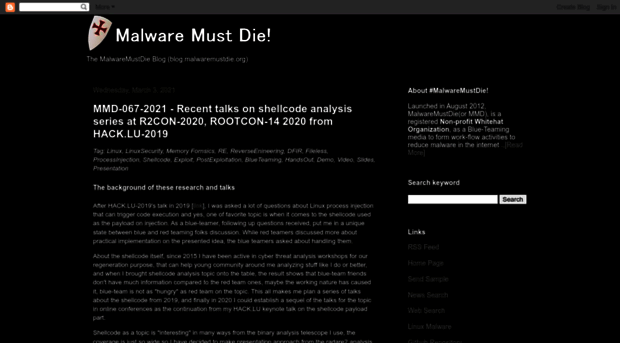 blog.malwaremustdie.org