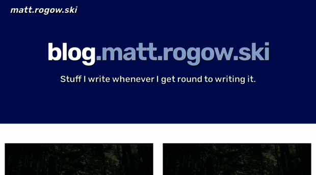 blog.matt.rogow.ski