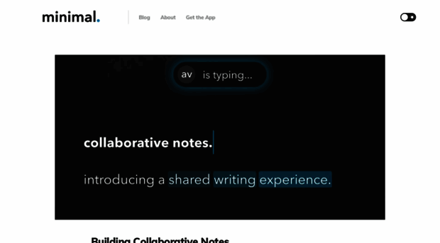 blog.minimal.app