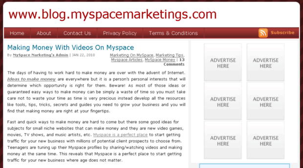blog.myspacemarketings.com