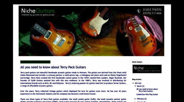 blog.nicheguitars.com