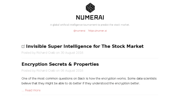 blog.numer.ai