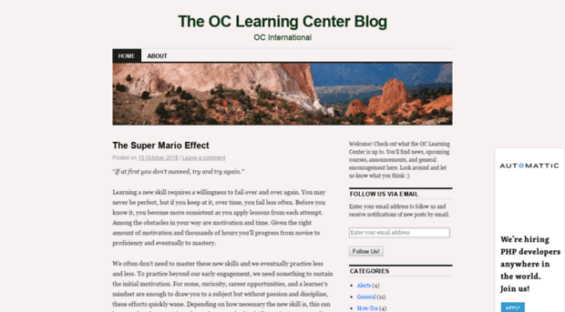 blog.oclearningcenter.org