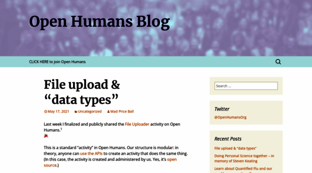 blog.openhumans.org