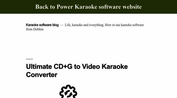 blog.powerkaraoke.com