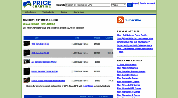 blog.pricecharting.com