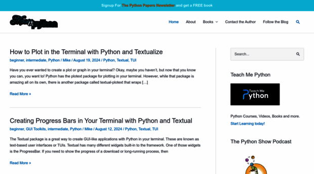 blog.pythonlibrary.org