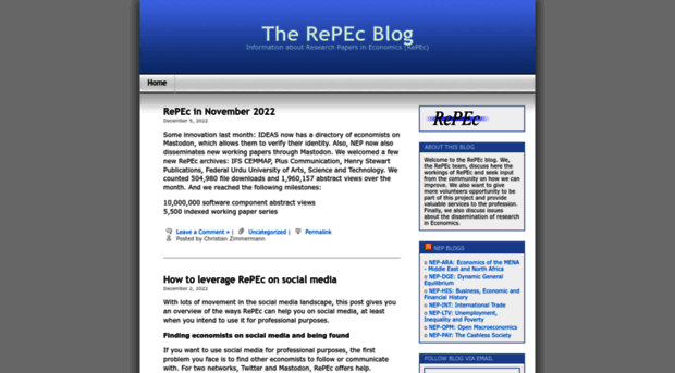 blog.repec.org