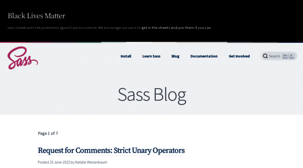 blog.sass-lang.com