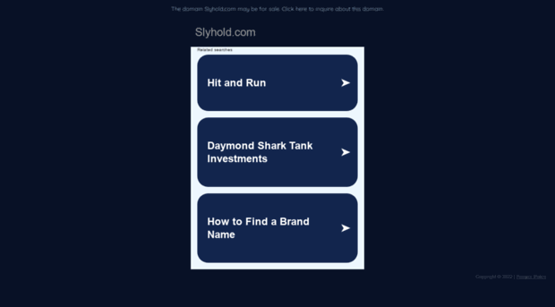 blog.slyhold.com