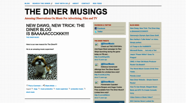 blog.thedinermusic.com