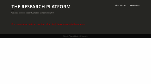 blog.theresearchplatform.com