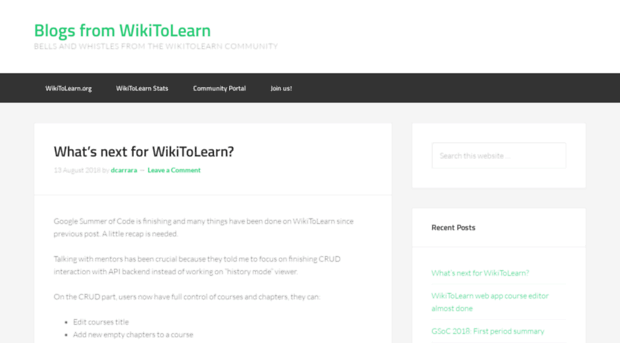 blog.wikitolearn.org
