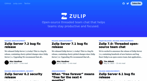 blog.zulip.com