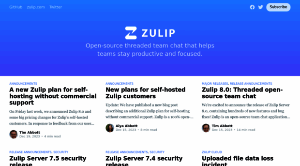 blog.zulip.org