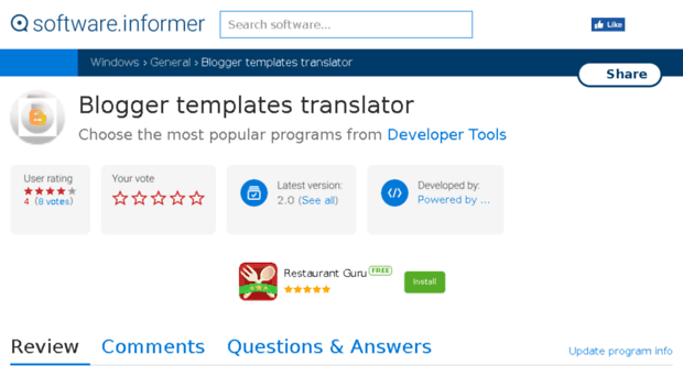 blogger-templates-translator.software.informer.com