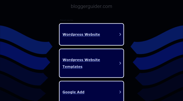 bloggerguider.com