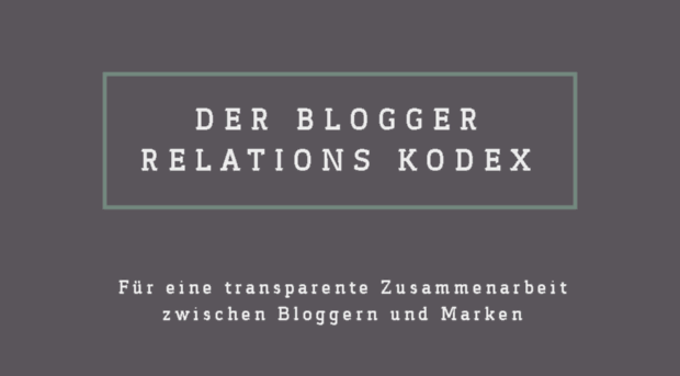 bloggerrelationskodex.de