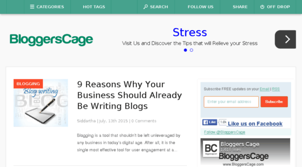 bloggerscage.com