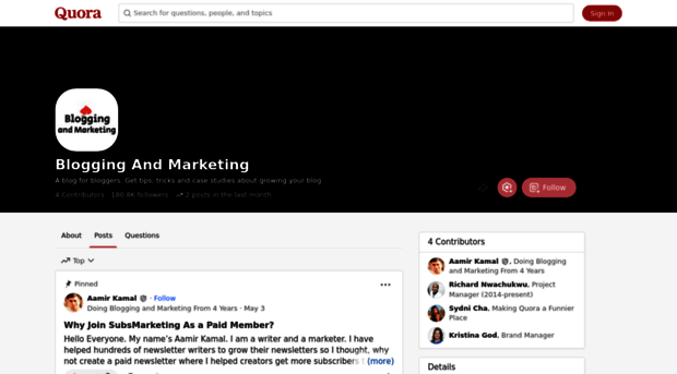 bloggingandblogs.quora.com