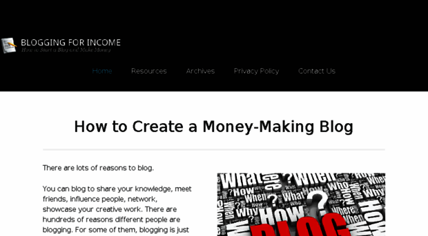 bloggingforincome.com