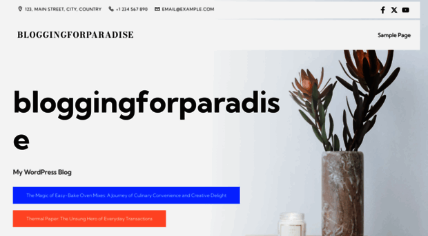 bloggingforparadise.com